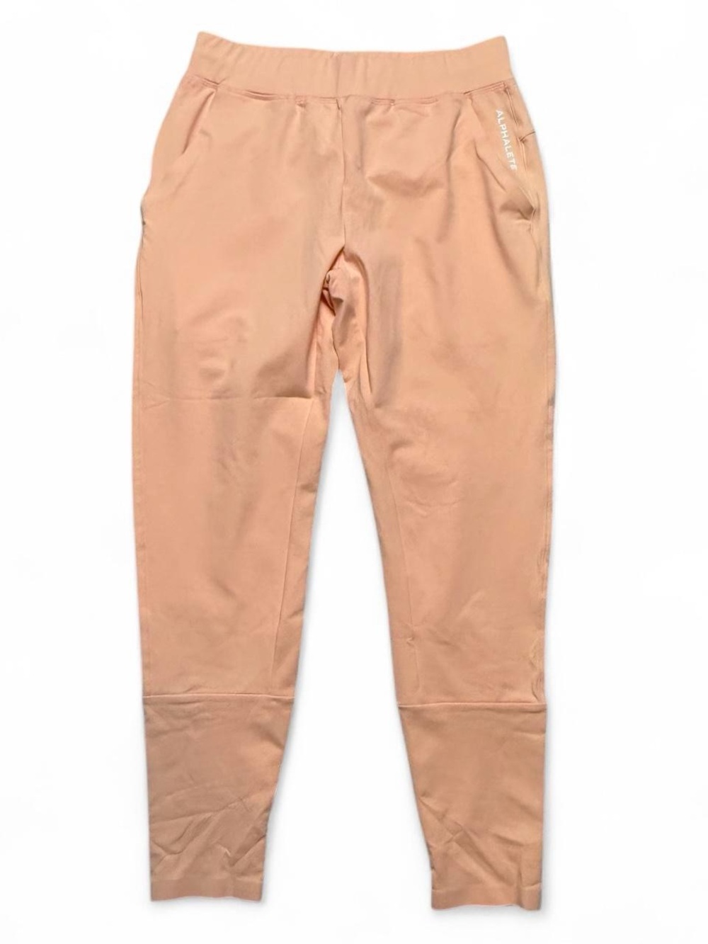 Alphalete Women’s Peach Jogger Pants Athletic Workout Lounge Pockets Size M